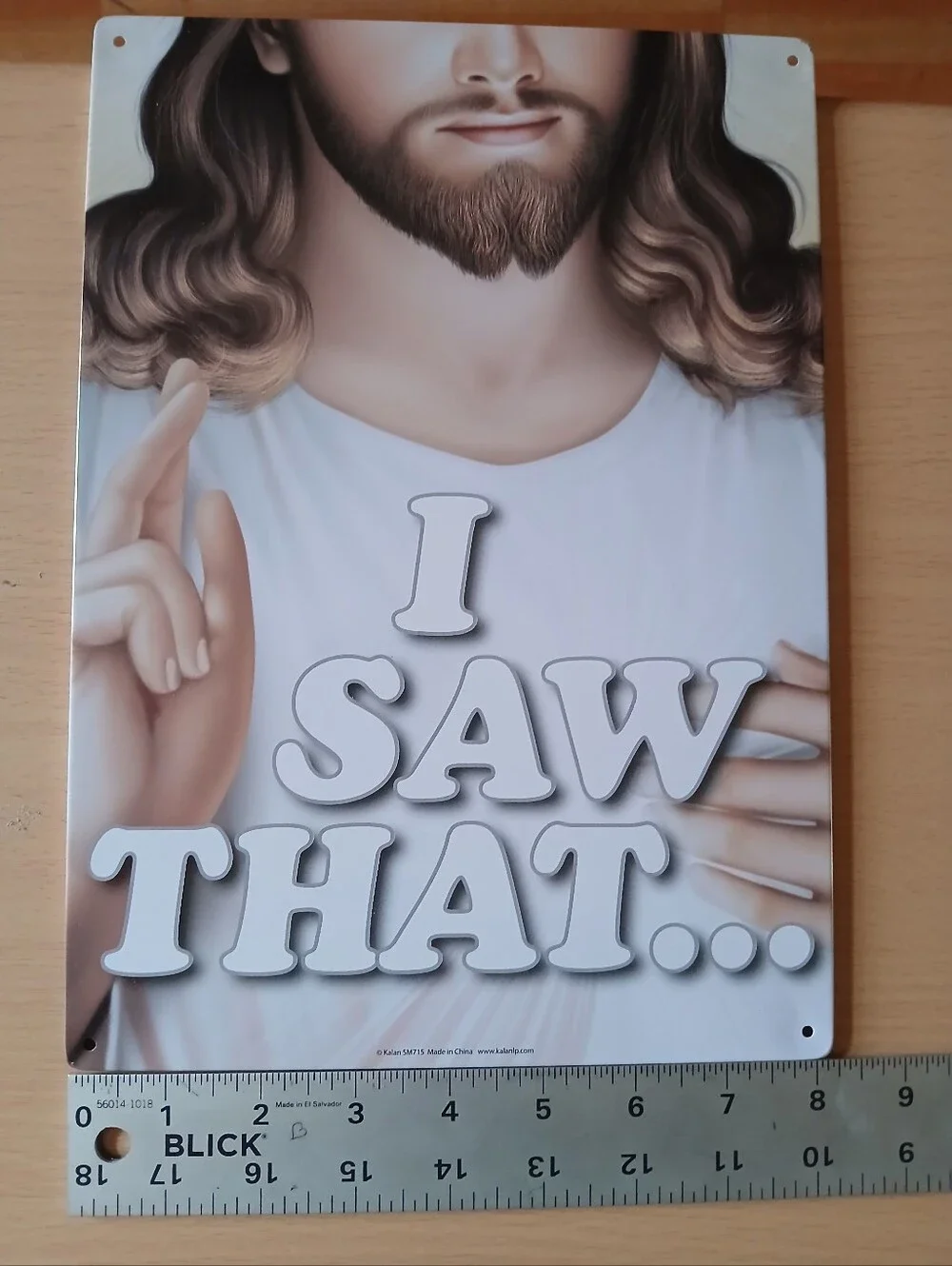 Cool Jesus Metal Wall Decor Sign Set